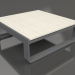 modello 3D Tavolino 70 (DEKTON Danae, Antracite) - anteprima
