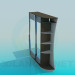 3d model Closet in the hallway with cupboard for shoes - preview