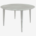 modèle 3D Table à manger ronde (frêne teinté blanc D120) - preview