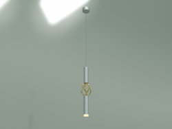 Подвесной светодиодный светильник Lance 50191-1 LED (матовое серебро-матовое золото)