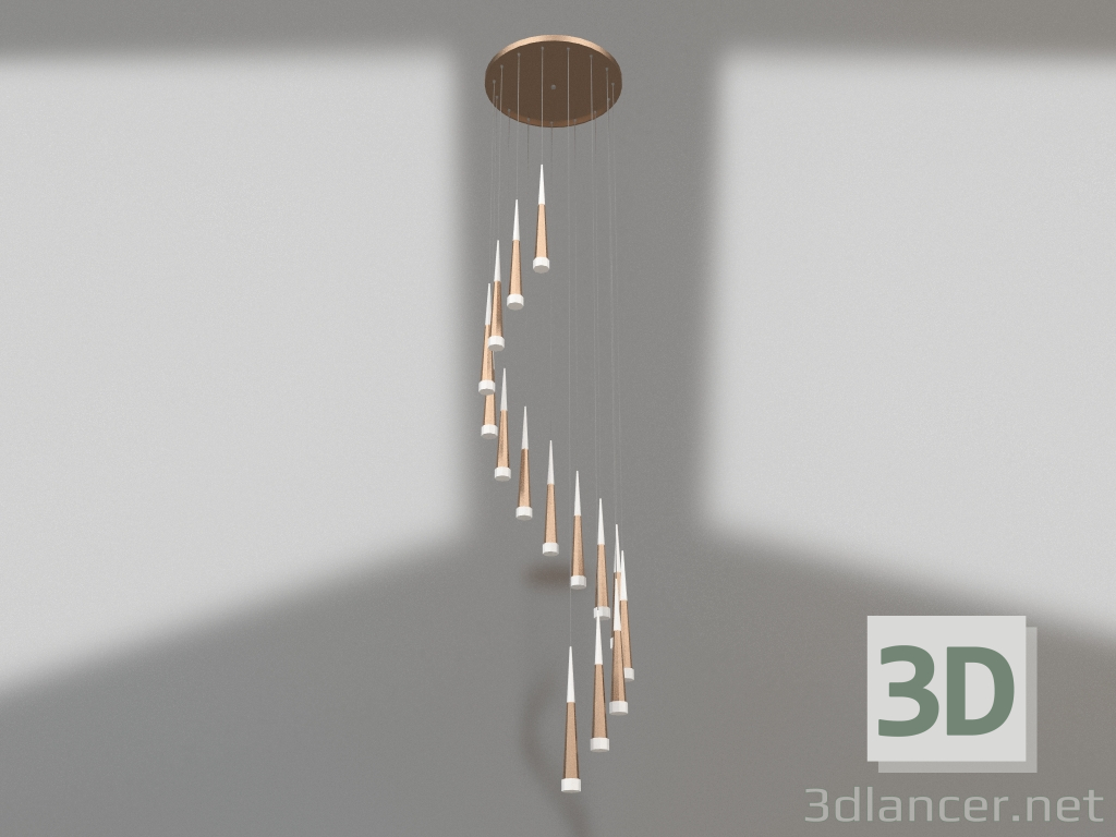 3d model Ray Coffee Hanger (Low Poly, 6114-15A,04) - preview