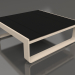 modello 3D Tavolino 70 (DEKTON Domoos, Sabbia) - anteprima