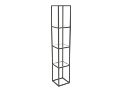 Large square rack (GLASS, 30x30x170)