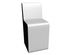 Rückenlehne Stuhl weiß