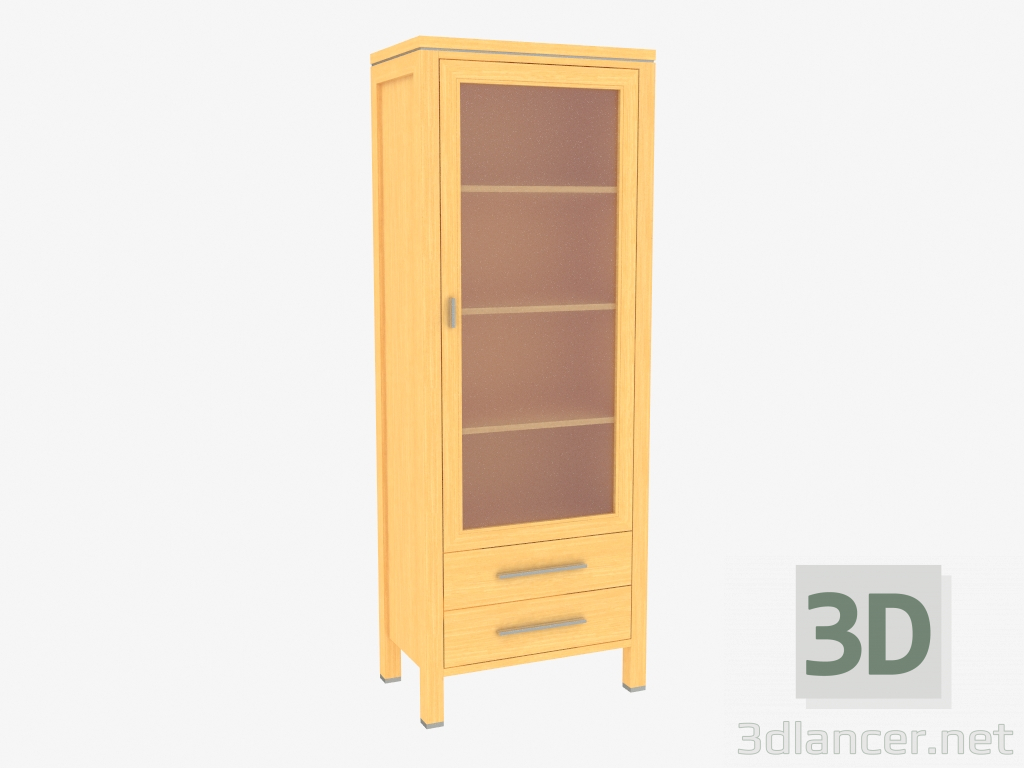 3d модель Боковой элемент мебельной стенки (7231-46) – превью
