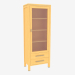 3d model The side element of the furniture wall (7231-46) - preview
