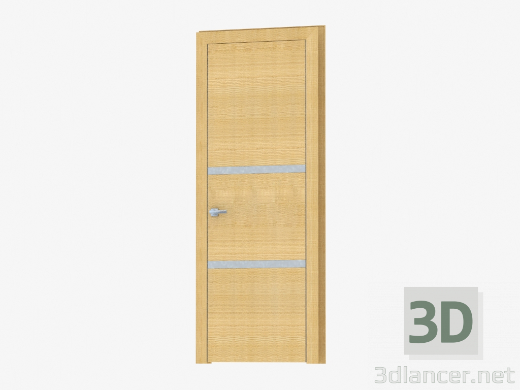 3 डी मॉडल इंटररूम दरवाजा (40.30 सिल्वर मैट) - पूर्वावलोकन
