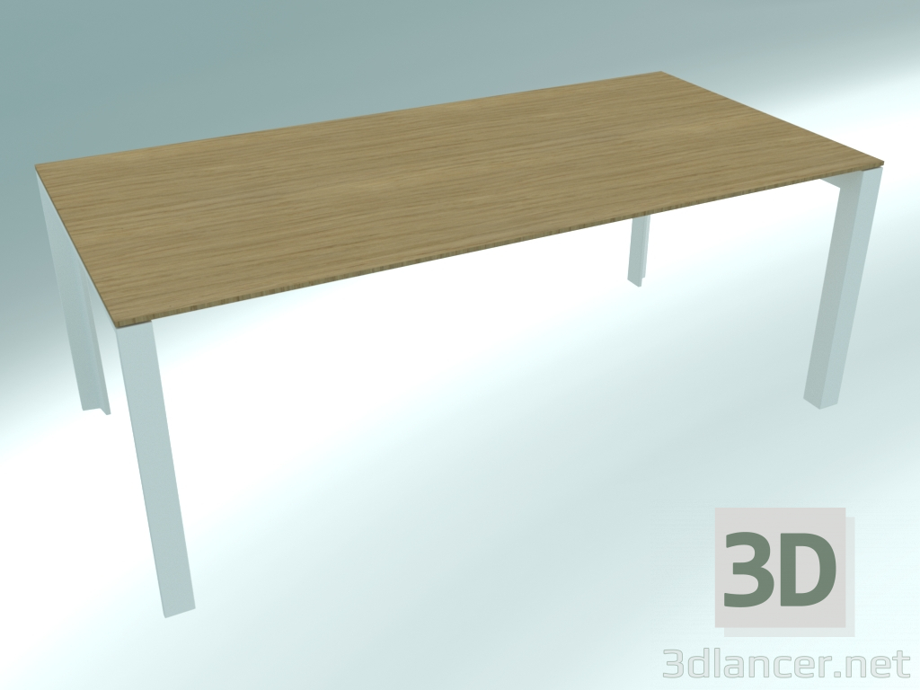 3D Modell Tabelle rechteckigen modernen APTA (P134 198X98X74) - Vorschau
