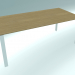 3D Modell Tabelle rechteckigen modernen APTA (P134 198X98X74) - Vorschau