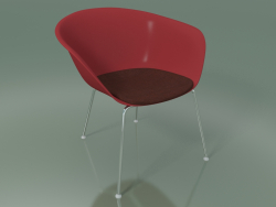 Lounge chair 4222 (4 legs, with seat cushion, PP0003)