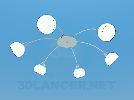 3d model Ceiling chandelier - preview