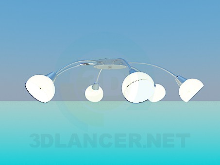 modelo 3D Lámpara de techo - escuchar modelo 3D Lámpara de techo - escuchar