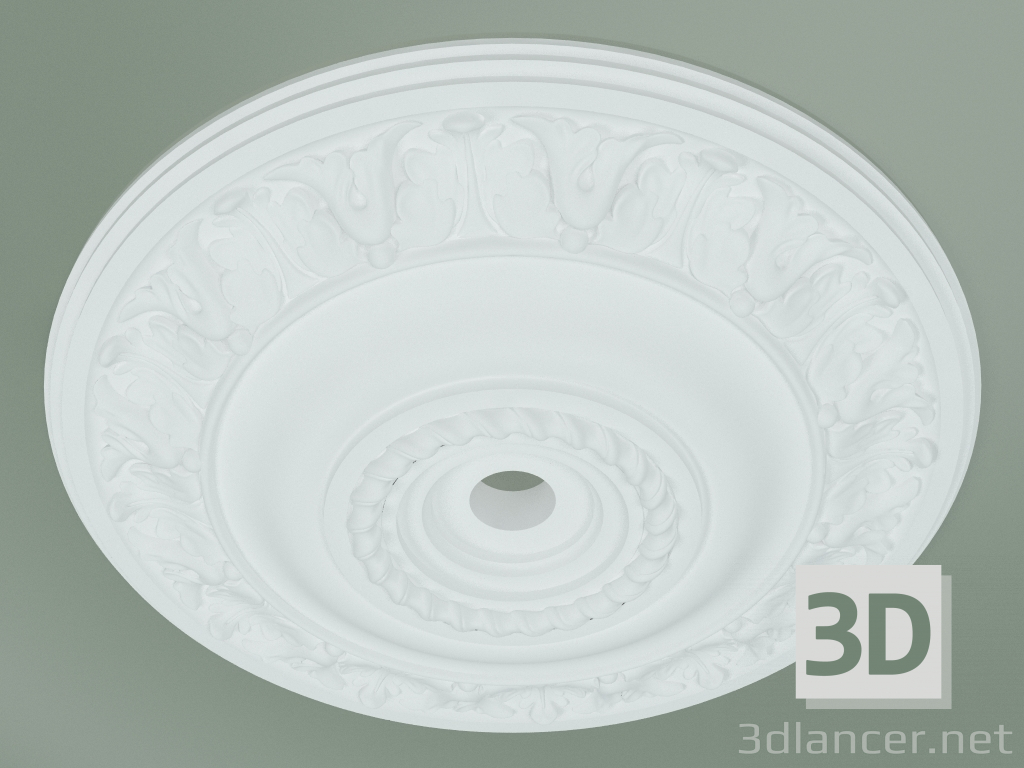 3d model Rosette with ornament RW007 - preview