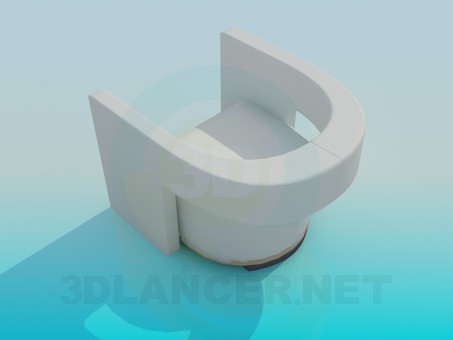 modelo 3D Sillón - escuchar modelo 3D Sillón - escuchar