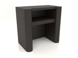 Bedside table TM 023 (600x350x580, wood brown dark)