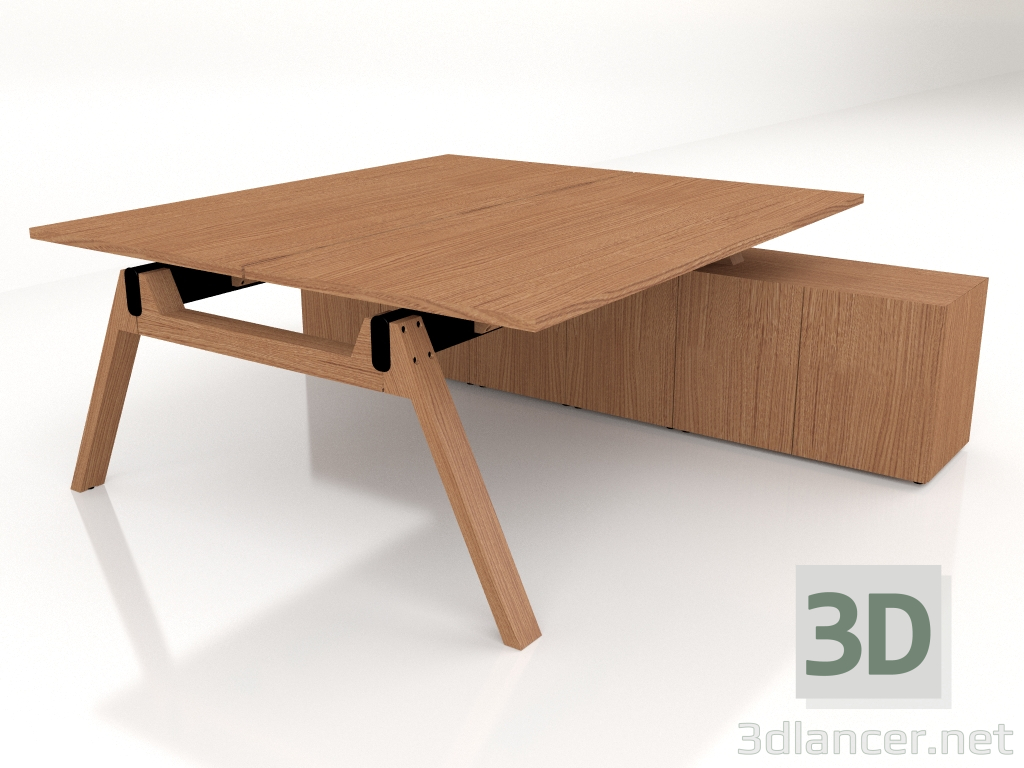 3D modeli Çalışma masası Viga Bank V1823 (1800x2400) - önizleme