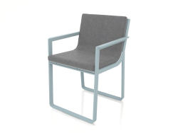 Chaise de salle à manger (bleu gris)