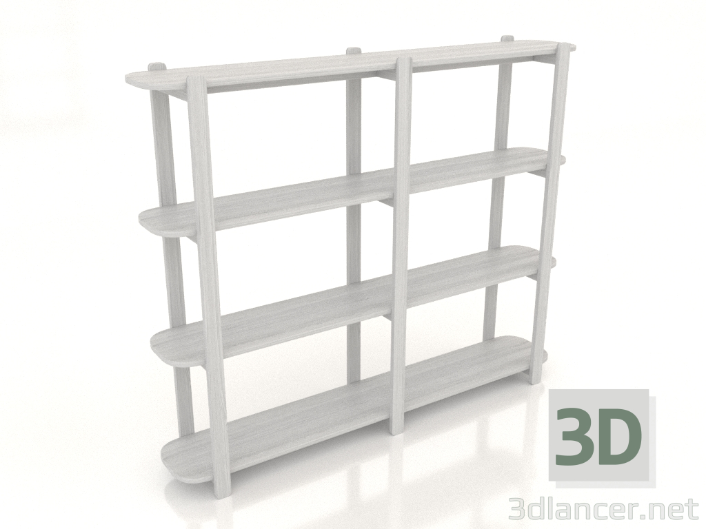 3d model Rack HIGH 2 1600 mm (white RAL 9010) - preview