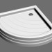 3d model Shower tray RADIUS 90 PU - preview