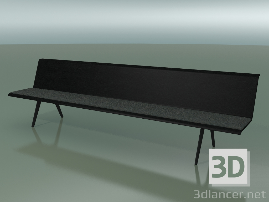 modèle 3D Module central Eating 4602 (L 300 cm, Noir) - preview