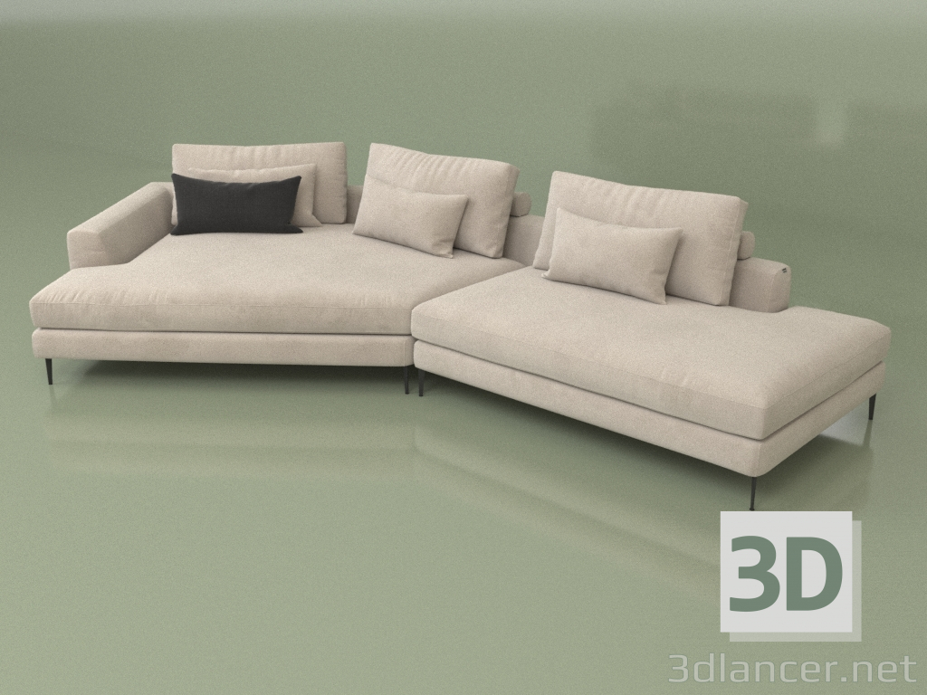 3D Modell Sofa Platz Air C - Vorschau