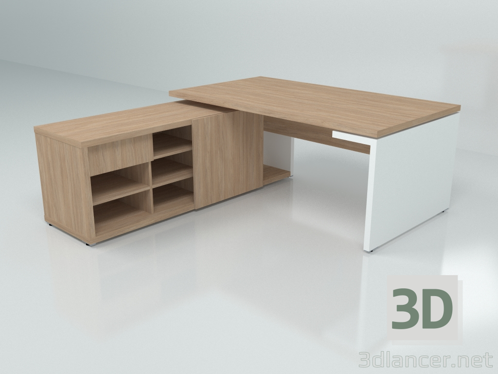 modèle 3D Table de travail Mito MIT2 (2078x2080) - preview