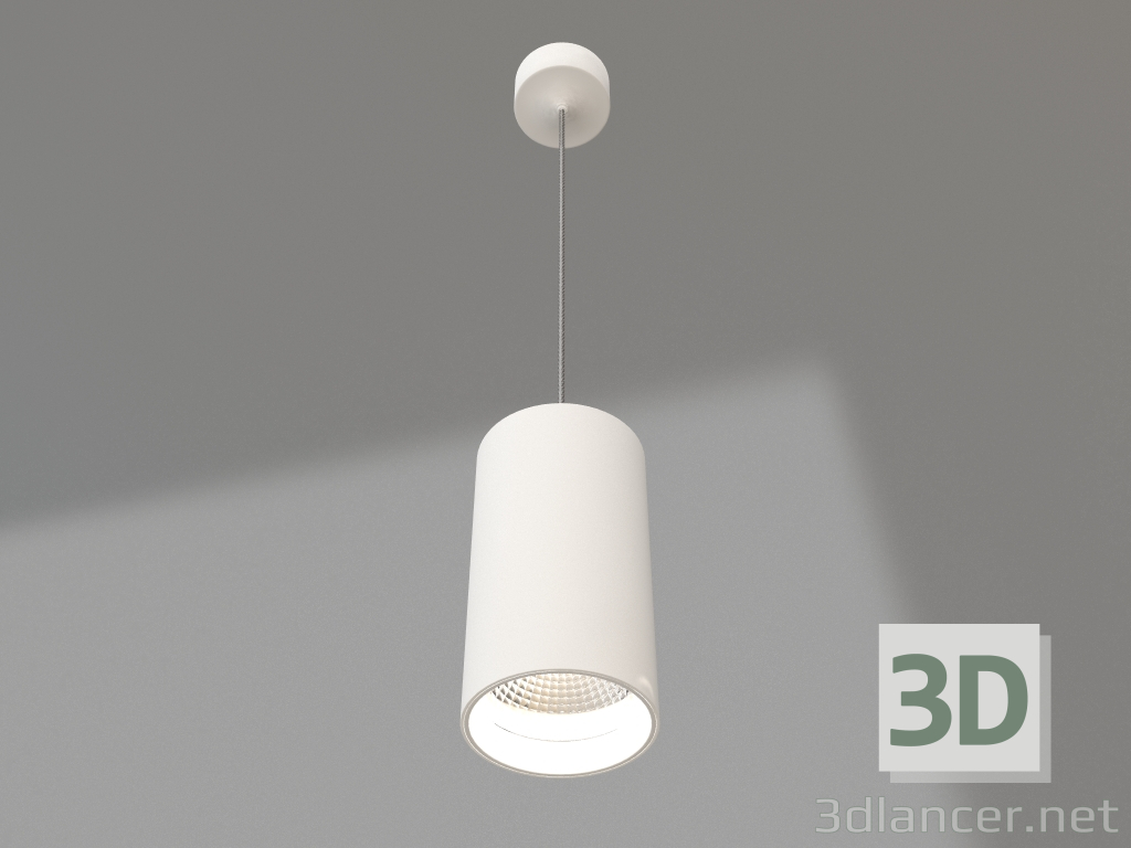 modello 3D Lampada a sospensione SP-POLO-R85-2-15W Day White 40deg (bianco, anello bianco) - anteprima