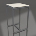 3D modeli Bar masası 70 (DEKTON Danae, Antrasit) - önizleme