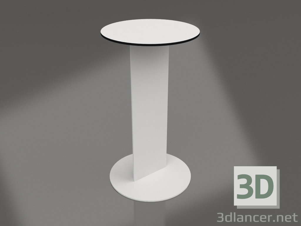 3 डी मॉडल साइड टेबल (ग्रे) - पूर्वावलोकन
