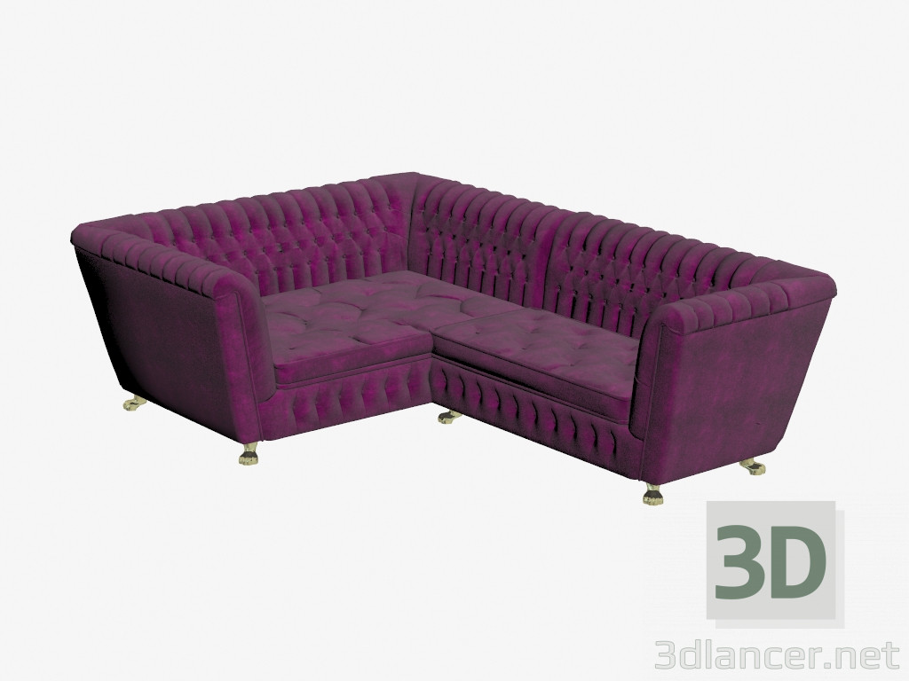 3d модель Кутовий диван модульний Uli F208 – превью