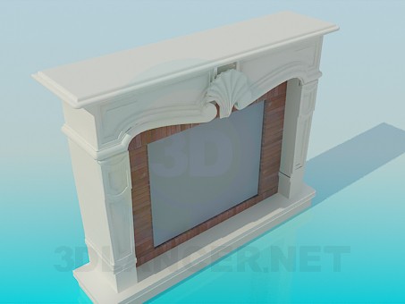 3d model Fireplace - preview 3d model Fireplace - preview