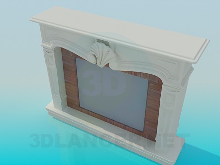 3d model Fireplace - preview 3d model Fireplace - preview