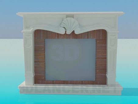 3d model Fireplace - preview 3d model Fireplace - preview