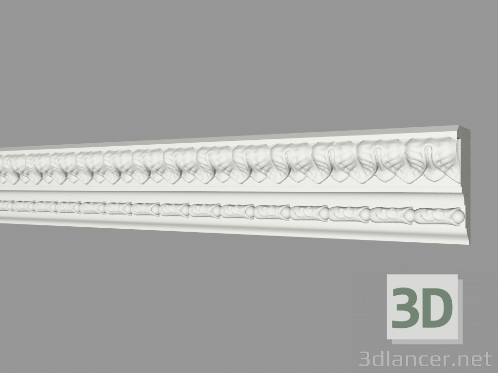 3D modeli Kalıplı saçak (КФ82) - önizleme