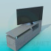 modèle 3D Table de chevet sous la TV - preview