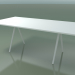 3d model Rectangular table 5411 (H 74 - 99x200 cm, laminate Fenix F01, V12) - preview