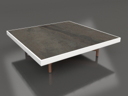 Square coffee table (White, DEKTON Radium)