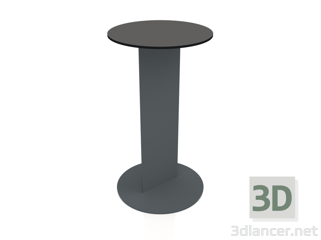 Modelo 3d Mesa lateral (Antracite) - preview