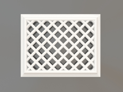 Gypsum ventilation grills VR 002 (188x238x23)