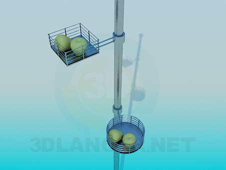 modelo 3D Estante en la cocina - escuchar modelo 3D Estante en la cocina - escuchar