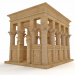 3d Egyptian Temple of Philae Trajan Kiosk model buy - render