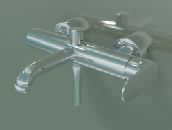 Single lever bath mixer for exposed installation (34420000)