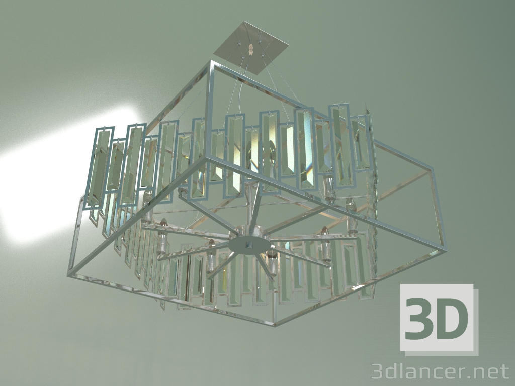 modello 3D Lampadario a sospensione Cella 312-9 Strotskis - anteprima