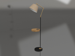 Floor lamp Kayla black, copper (07022)