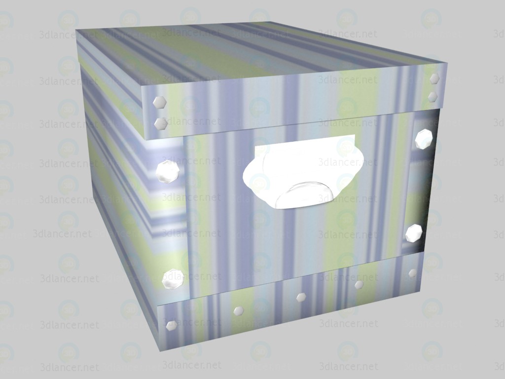 3d model Caja de arco iris (pequeño)-VOX - vista previa