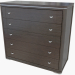 3d model Chest of drawers (467-32) - preview