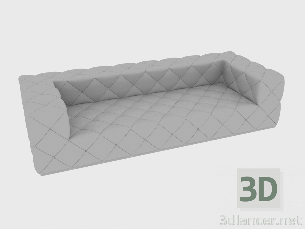 3 डी मॉडल सोफा मस्ट सोफा (2 9 0x120xH65) - पूर्वावलोकन