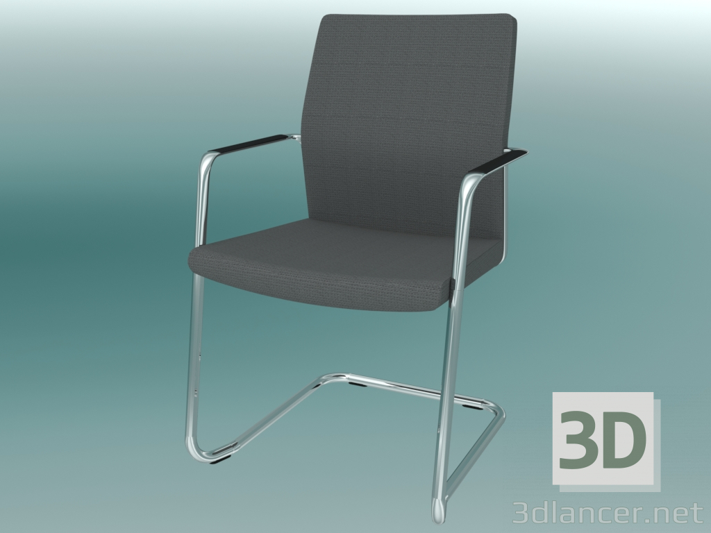 modèle 3D Chaise visiteur (21V) - preview