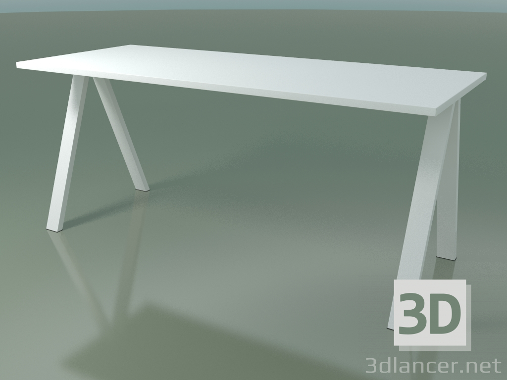 3d model Table with standard worktop 5020 (H 105 - 240 x 98 cm, F01, composition 2) - preview
