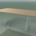 3d model Rectangular table 5411 (H 74 - 99x200 cm, laminate Fenix F03, V12) - preview